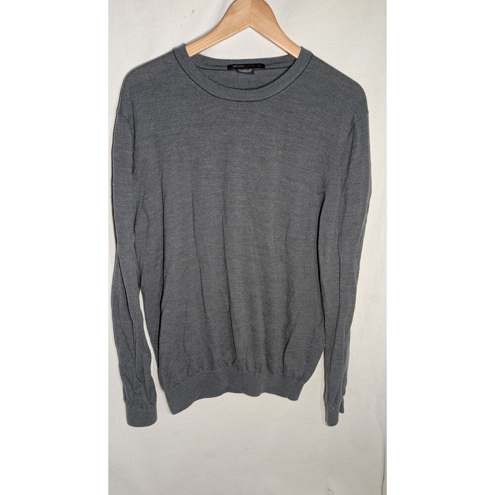 Nike x Tiger Woods‎ Collection Mens Wool Pullover Crewneck Sweater Size XL Gray